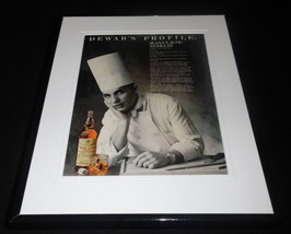 1984 Dewar&#39;s Blended Scotch Framed 11x14 ORIGINAL Vintage Advertisement - £27.14 GBP