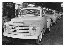 Studebaker Pickup Truck Factory Assembly Car Line 1950 5X7 Photo - £7.55 GBP