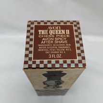 Avon The Queen II Chess Piece Avon Spicy After Shave 50% Full  - £14.23 GBP