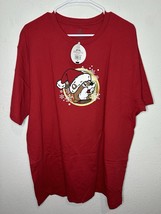 Buc-ees Red Christmas Holiday Beaver Logo T Shirt Size 2XL - $470.24 MXN