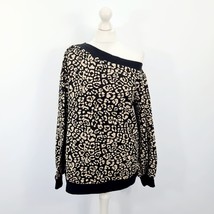 V by Very - New with tag - One Shoulder Leopard Sweatshirt - UK 14 - £18.08 GBP