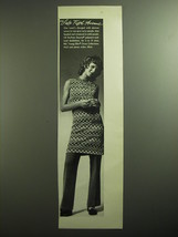 1970 Saks Fifth Avenue Young Elite Dress Collections Advertisement - £14.76 GBP