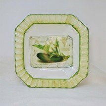 Platter Serving Bowl Sorrento by Zrike EggPlant Motif Hand Painted Italy... - $42.52