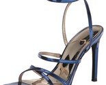 GUESS Women Ankle Strap Stiletto Sandals Sabie Size US 7M Med Blue Faux ... - $54.45