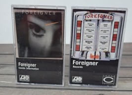 Foreigner Cassette Lot (2) Records + Inside Information Canada Version Atlantic - £4.89 GBP