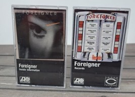 Foreigner Cassette Lot (2) Records + Inside Information Canada Version Atlantic - $6.20