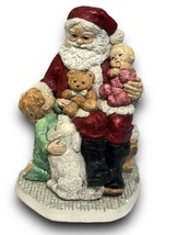 Legend Of Santa Claus On Santa&#39;s KNEE-Limited Ed. 400/1500 Retired 1987 - £22.15 GBP