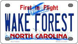 Wake Forest North Carolina Novelty Mini Metal License Plate Tag - £11.93 GBP