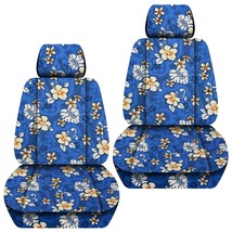 Front set car seat covers fits 1998-2020 Subaru Forester   hawaill blue flower - £52.34 GBP