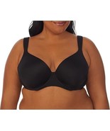 DREAMFIT Plus Size Full Coverage Microfiber T- Shirt Bra Black 38DDD Lot... - £13.08 GBP