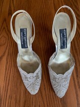 Stuart Weltzman for Martinique Vintage Heel US 9.5 Silver shoe - $49.50
