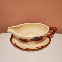 Franciscan Apple Gravy Boat, Vintage 1960, Mid Century MCM, Made in USA Pottery image 3