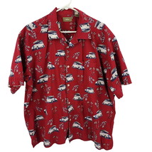 Natural Issue Mens Surf Buggy Hawaiian Shirt Red Size 2XL - £19.69 GBP