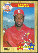 1987 Topps #598 Ozzie Smith St. Louis Cardinals 1986 NL Leaders All Star - £1.19 GBP