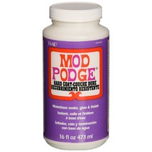 Mod Podge CS15063 Waterbased Sealer, Glue &amp; Finish, 16 oz, Hard Coat, 16... - $27.99