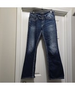 Silver Jeans Women&#39;s Size 30x31 Blue Suki Bootcut Denim Pockets Zip Fly - $41.28 CAD