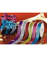 7/8&quot; Grosgrain Zebra Animal Printed Ribbon Craft, Hair Bow U-PICK Yard &amp;... - $31.38 MXN+