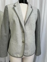 Tommy Hilfiger Women&#39;s Blazer Two Tone Gray Wool Blend Size 14 NWOT - £37.81 GBP