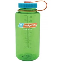 Nalgene Sustain 32oz Wide Mouth Bottle (Pear) Green Recycled Reusable - $16.12