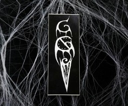 Rare Vtg 1990s Cinema Strange Batcave Death Gothic Rock 1st Run Cs Logo Sticker - £18.98 GBP