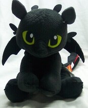 Bab How To Train Your Dragon Nice Soft Black Toothless 11" Plush Stuffed Animal - $29.70