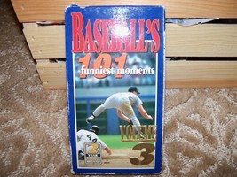 BASEBALL&#39;S 101 FUNNIEST MOMENTS - VHS - 1993 Volume 3 EUC - £14.10 GBP