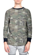 Mens Casual Long Sleeve Camo T-Shirt Tops - €37,47 EUR