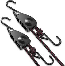 Adjustable 1/4" Rope Hangers for Kayaks &amp; Cargo, 12FT, Rust-Proof, 2-Pack - $32.62