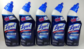 Lysol Power Toilet Bowl Gel Cleaner, 8 fl oz Applicator Bottle (5 Count) - £19.81 GBP