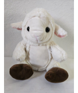 Inter American Products Lamb Plush Stuffed Animal Ivory White Brown Feet... - £15.57 GBP