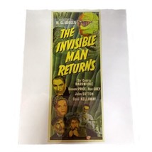 The Invisible Man Returns (1940) 7.5”X11”Laminated Mini Movie Poster Prints - £7.96 GBP