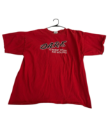 Vintage Y2K 2000s DARE To Resist Drugs &amp; Violence T-Shirt Size XL Red Rare - $42.74