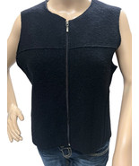 Pendleton Originals  Merino Wool Sweater Zip Up Vest Womens Petite Medium - $19.99