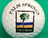 Golf Ball Collectible Embossed Palm Springs California - £5.57 GBP