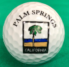 Golf Ball Collectible Embossed Palm Springs California - £5.65 GBP