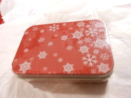 Christmas Gift Card Holder Tin : Snowflakes 4&quot; X 2 3/4&quot; by Lindy Bowman - $5.89