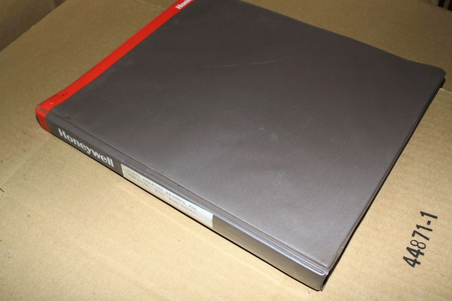 Honeywell Sperry EDZ-601/801 EFIS Pilot&#39;s Handbook Manual 62-0056-00-02 ... - $147.00