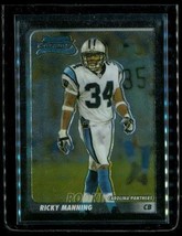 2003 Topps Bowman Chrome Rookie Football Card #124 Ricky Manning Panthers - £7.66 GBP