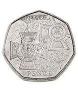 2006 Great Britain Silver 50 Pence Proof Piedfort Coin, Victoria Cross K... - €94,59 EUR