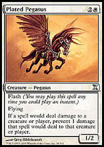 Mtg x4 Plated Pegasus (Time Spiral) Mint + Bonus! - £1.19 GBP