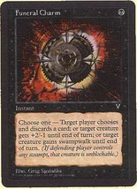 Mtg Funeral Charm (Visions) Mint + Bonus! - $1.00