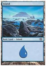 MTG x4 Island BASIC LANDS 1 of each version 8th Edition - £0.75 GBP