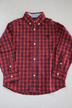 CHAPS Boys Long Sleeve Cotton Button Down Shirt size XXS (4-5) - £10.09 GBP