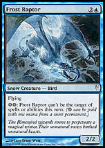 Mtg Frost Raptor Foil (Coldsnap) Mint + Bonus! - £0.77 GBP