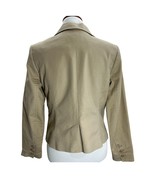 Cynthia Rowley blazer Large Tan jacket women&#39;s waist length lined  - £7.78 GBP