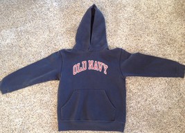 Old Navy Hoodie Sweatshirt Navy Blue Child Size 8 Unisex - $5.89