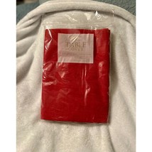 NWT Caspen Banquet size Red Linen Table Cover - $15.00