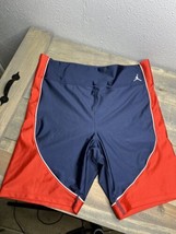 Air Jordan Bike Short Red &amp; Blue 1x Women Nike Sportswear New Tight Fit - £14.78 GBP
