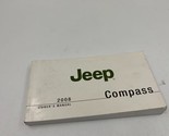 2008 Jeep Compass Owners Manual OEM L04B39009 - $17.32