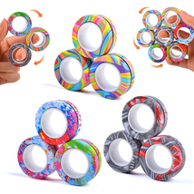 Magetic Roller Finger Fidget Ring Easter Baskets Toy For Kids- Assorted Pack Of  - £11.18 GBP
